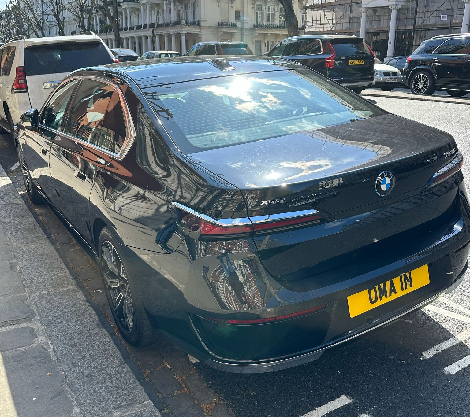 Embassy Diplomatic Flag UK Number Plate of Oman - OMA 1N